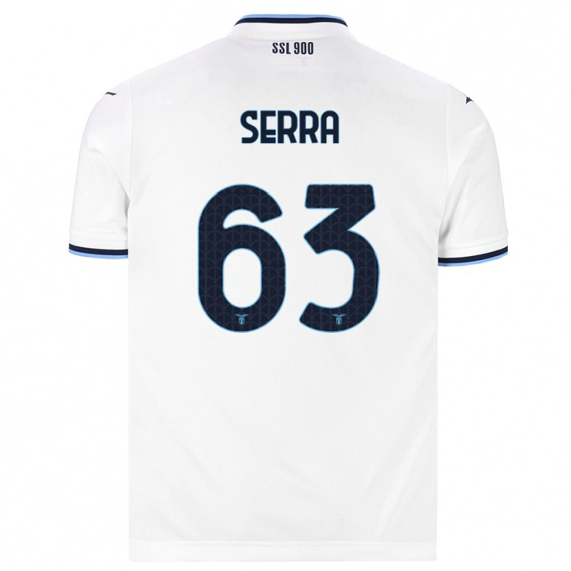 Danxen Heren Federico Serra #63 Wit Marineblauw Uitshirt Uittenue 2026/27 T-Shirt België