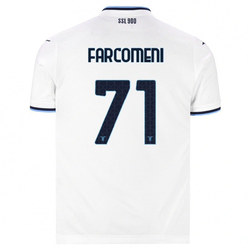 Danxen Heren Valerio Farcomeni #71 Wit Marineblauw Uitshirt Uittenue 2026/27 T-Shirt België