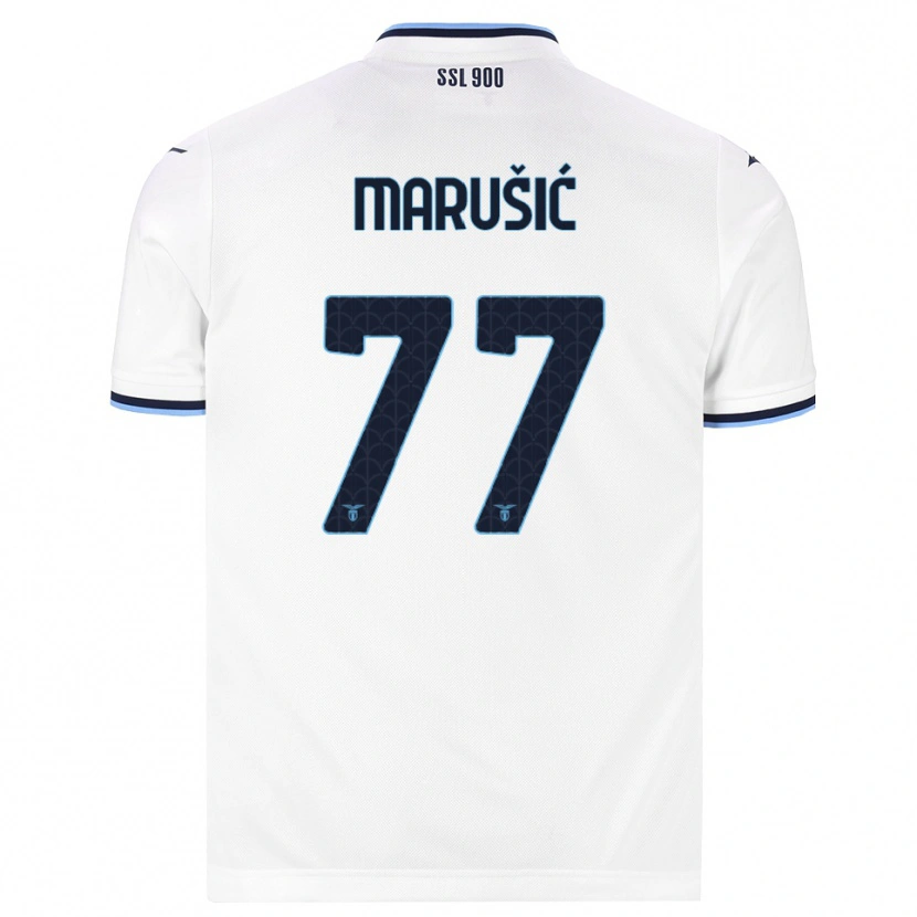 Danxen Heren Adam Marusic #77 Wit Marineblauw Uitshirt Uittenue 2026/27 T-Shirt België