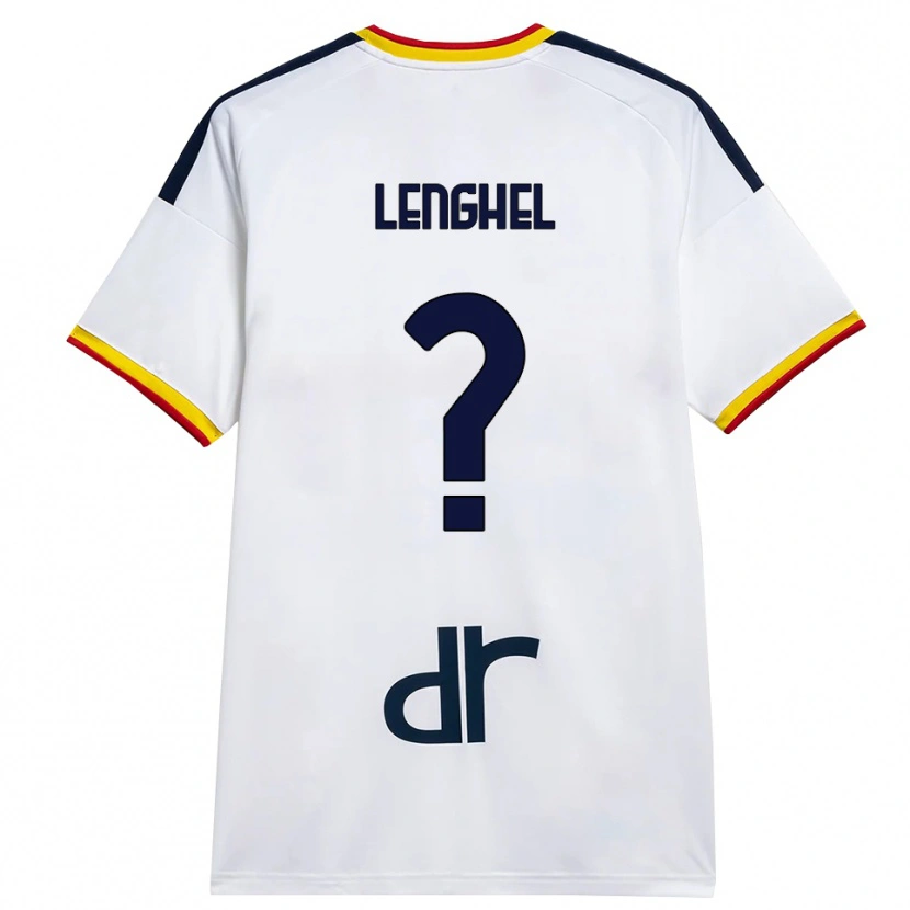 Danxen Heren Edmond Lenghel #0 Wit Geel Rood Uitshirt Uittenue 2026/27 T-Shirt België