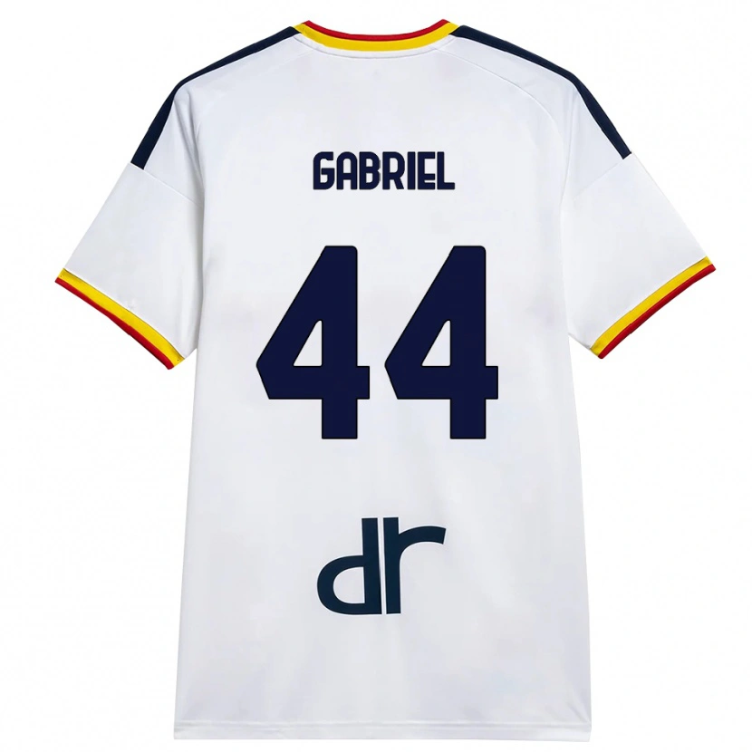 Danxen Heren Tiago Gabriel #44 Wit Geel Rood Uitshirt Uittenue 2026/27 T-Shirt België