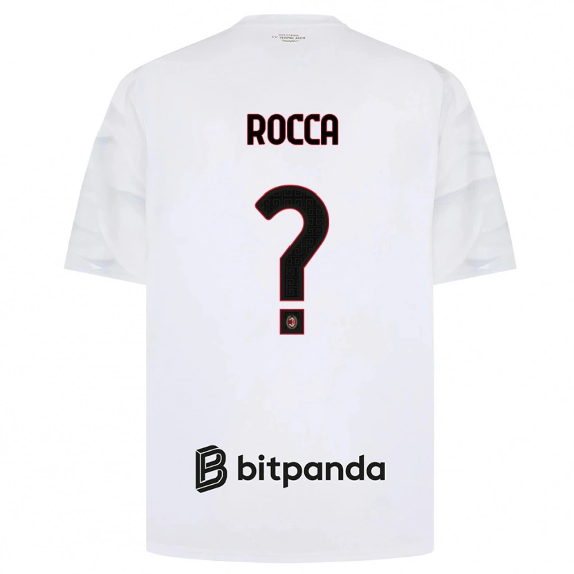 Danxen Heren Ludovico Rocca #0 Wit Rood Zwart Uitshirt Uittenue 2026/27 T-Shirt België