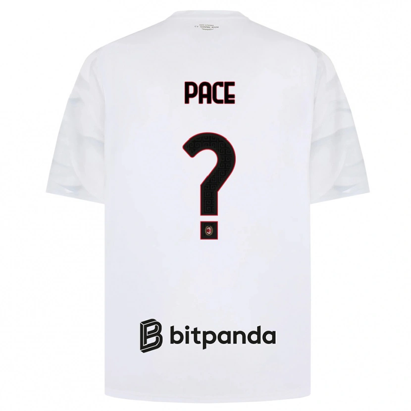 Danxen Heren Anthony Pace #0 Wit Rood Zwart Uitshirt Uittenue 2026/27 T-Shirt België