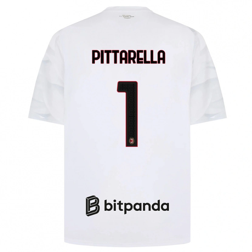 Danxen Heren Matteo Pittarella #1 Wit Rood Zwart Uitshirt Uittenue 2026/27 T-Shirt België