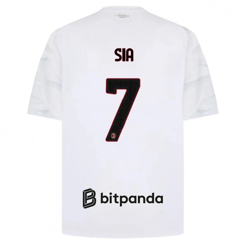 Danxen Heren Diego Sia #7 Wit Rood Zwart Uitshirt Uittenue 2026/27 T-Shirt België