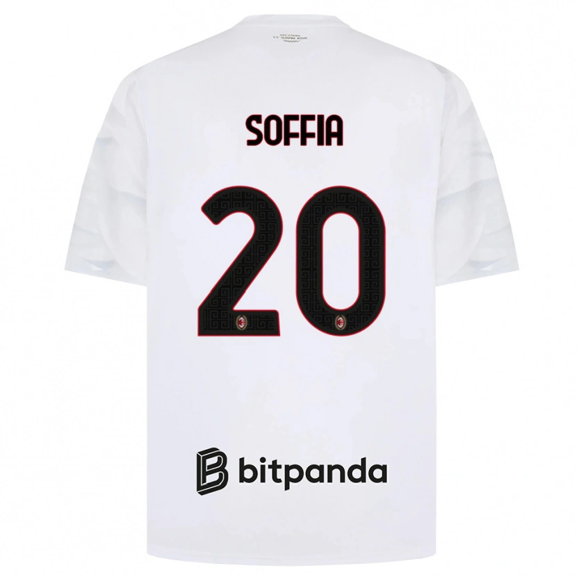 Danxen Heren Angelica Soffia #20 Wit Rood Zwart Uitshirt Uittenue 2026/27 T-Shirt België