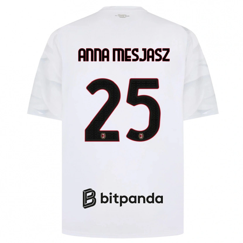 Danxen Heren Małgorzata Anna Mesjasz #25 Wit Rood Zwart Uitshirt Uittenue 2026/27 T-Shirt België