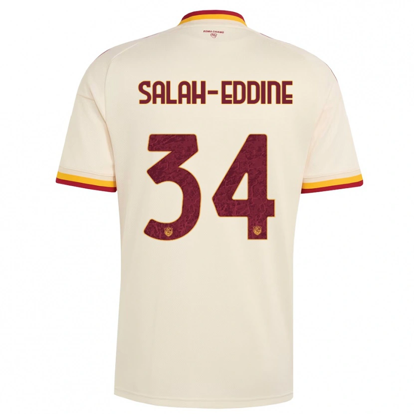 Danxen Heren Anass Salah-Eddine #34 Champagne Rood Geel Uitshirt Uittenue 2026/27 T-Shirt België