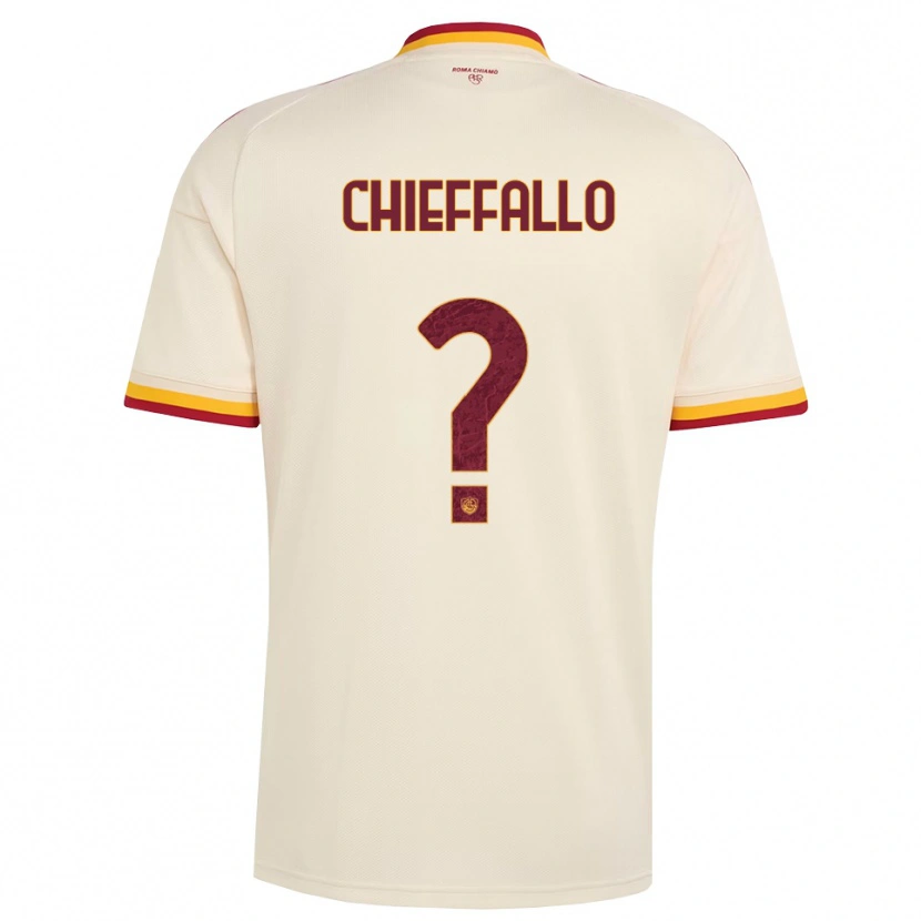 Danxen Heren Niccolò Chieffallo #0 Champagne Rood Geel Uitshirt Uittenue 2026/27 T-Shirt België