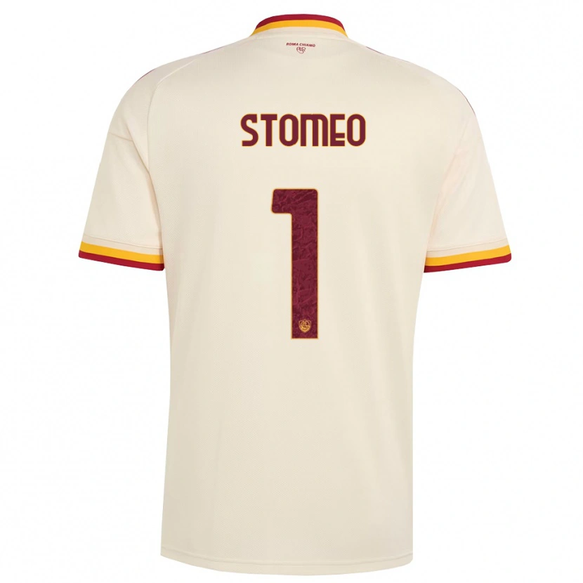Danxen Heren Giorgio Stomeo #1 Champagne Rood Geel Uitshirt Uittenue 2026/27 T-Shirt België