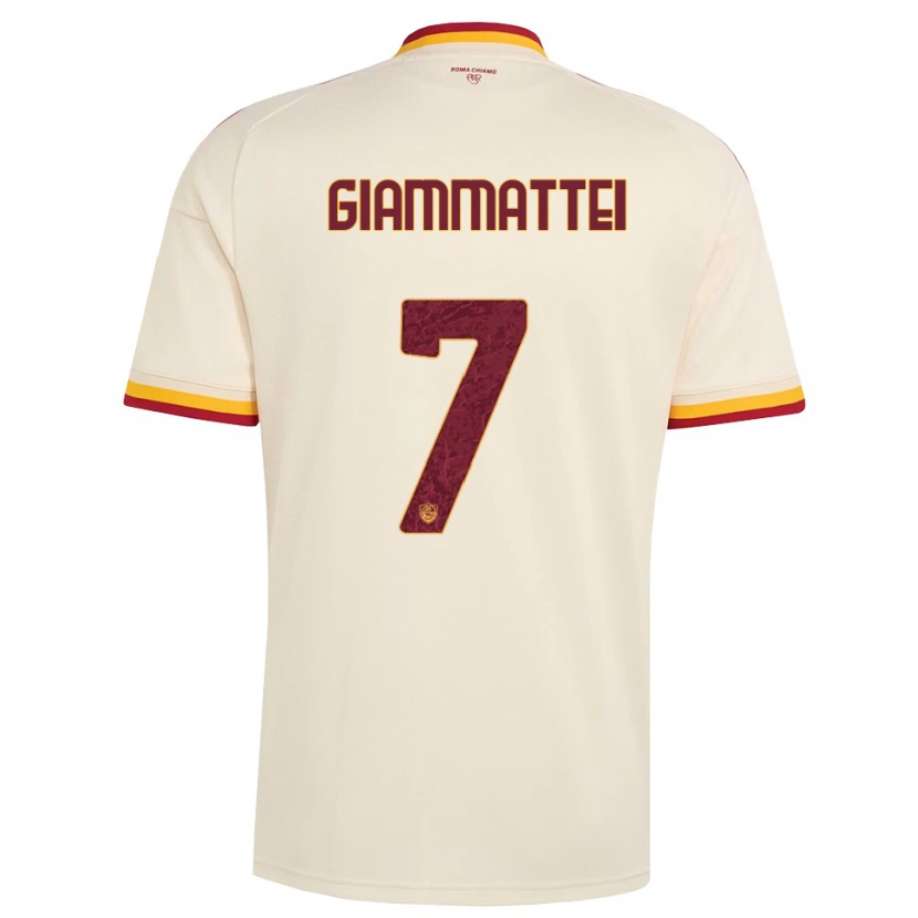 Danxen Heren Gioele Giammattei #7 Champagne Rood Geel Uitshirt Uittenue 2026/27 T-Shirt België