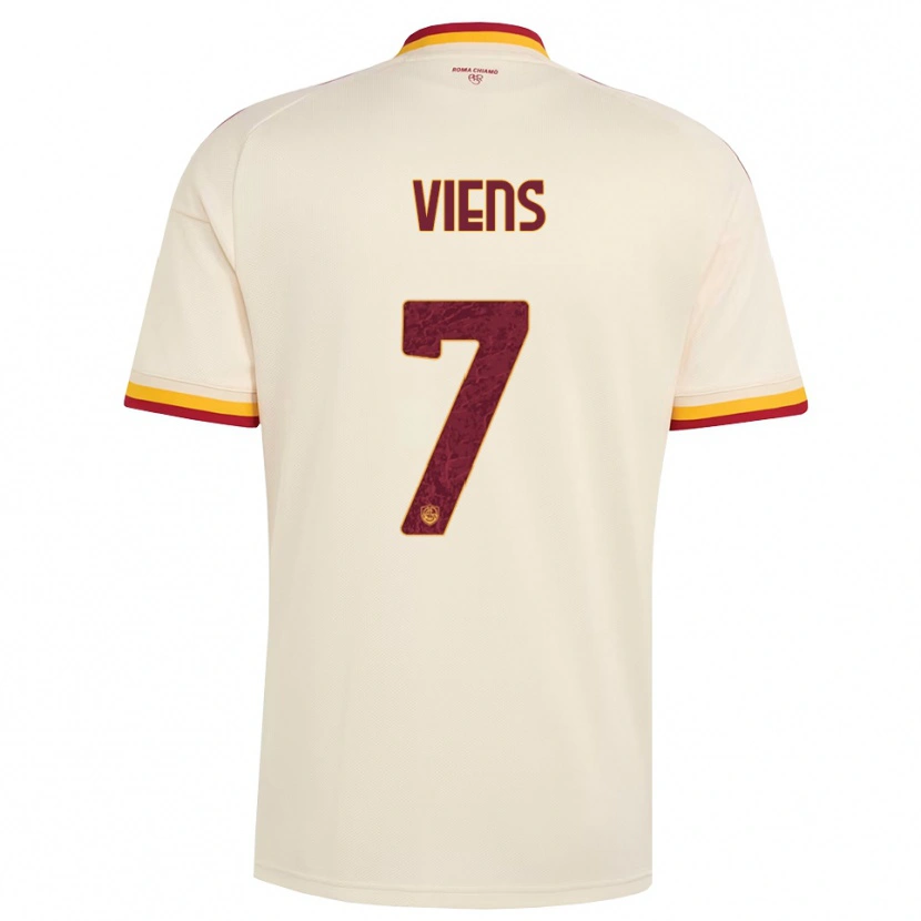 Danxen Heren Evelyne Viens #7 Champagne Rood Geel Uitshirt Uittenue 2026/27 T-Shirt België