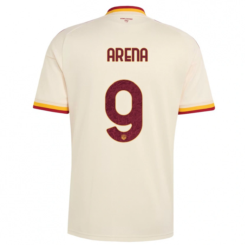 Danxen Heren Antonio Arena #9 Champagne Rood Geel Uitshirt Uittenue 2026/27 T-Shirt België