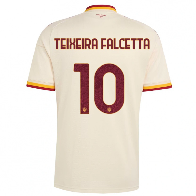 Danxen Heren Pietro Teixeira Falcetta #10 Champagne Rood Geel Uitshirt Uittenue 2026/27 T-Shirt België
