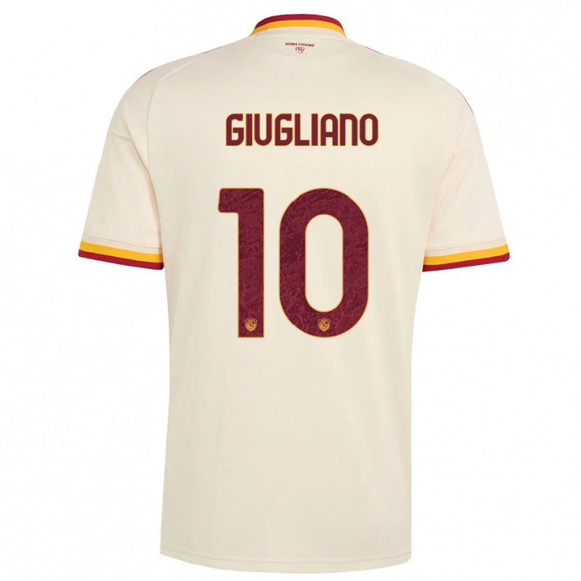 Danxen Heren Manuela Giugliano #10 Champagne Rood Geel Uitshirt Uittenue 2026/27 T-Shirt België