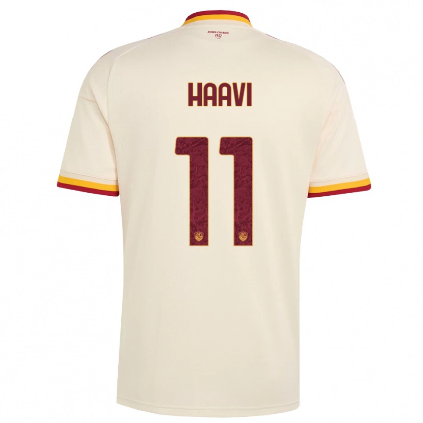 Danxen Heren Emilie Haavi #11 Champagne Rood Geel Uitshirt Uittenue 2026/27 T-Shirt België