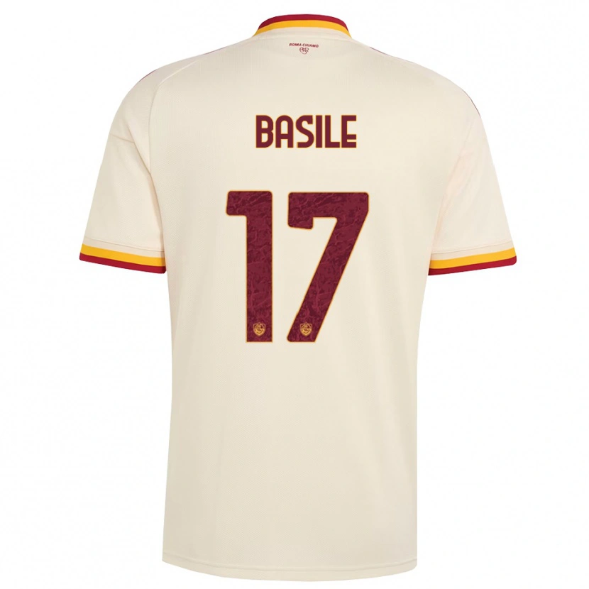 Danxen Heren Emmanuel Basile #17 Champagne Rood Geel Uitshirt Uittenue 2026/27 T-Shirt België