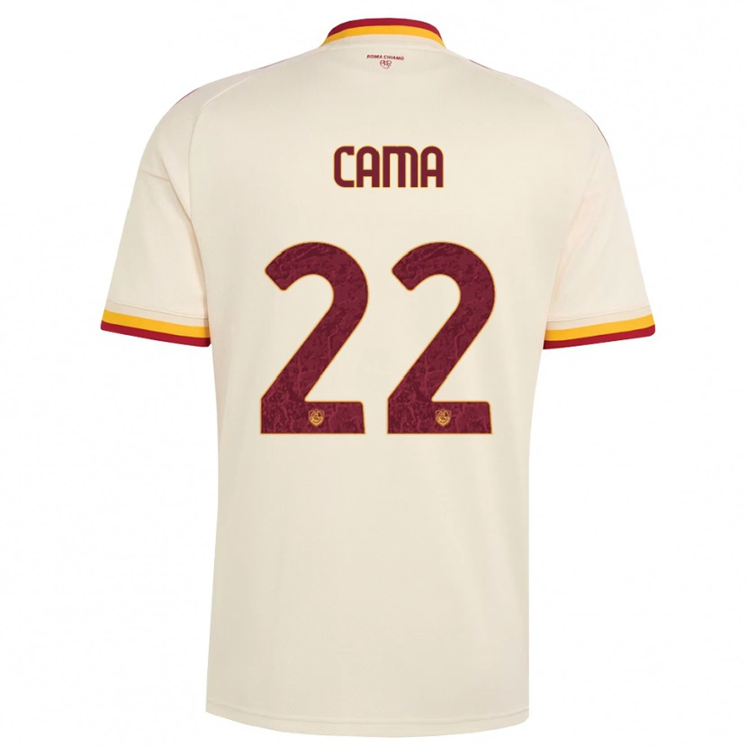 Danxen Heren Cristian Cama #22 Champagne Rood Geel Uitshirt Uittenue 2026/27 T-Shirt België