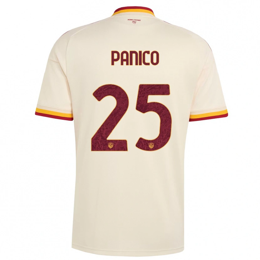 Danxen Heren Francesco Panico #25 Champagne Rood Geel Uitshirt Uittenue 2026/27 T-Shirt België
