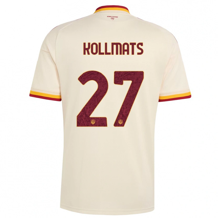Danxen Heren Beata Kollmats #27 Champagne Rood Geel Uitshirt Uittenue 2026/27 T-Shirt België