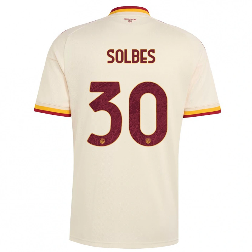 Danxen Heren Ricardo Solbes #30 Champagne Rood Geel Uitshirt Uittenue 2026/27 T-Shirt België
