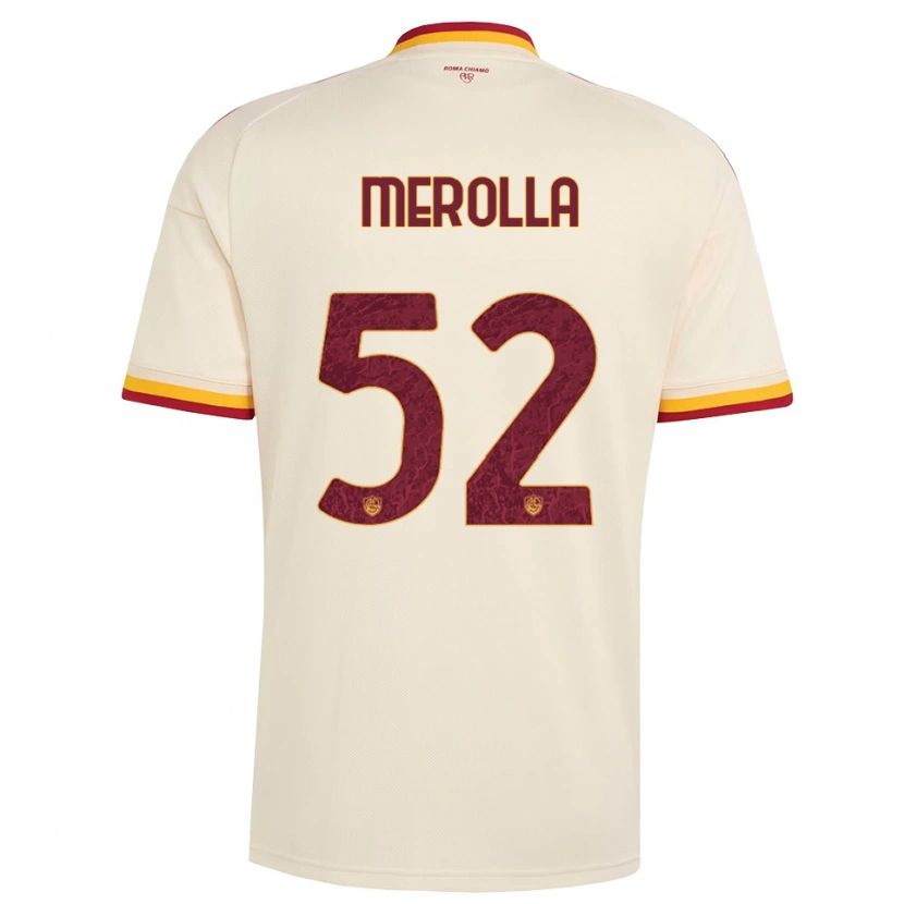 Danxen Heren Liliana Merolla #52 Champagne Rood Geel Uitshirt Uittenue 2026/27 T-Shirt België