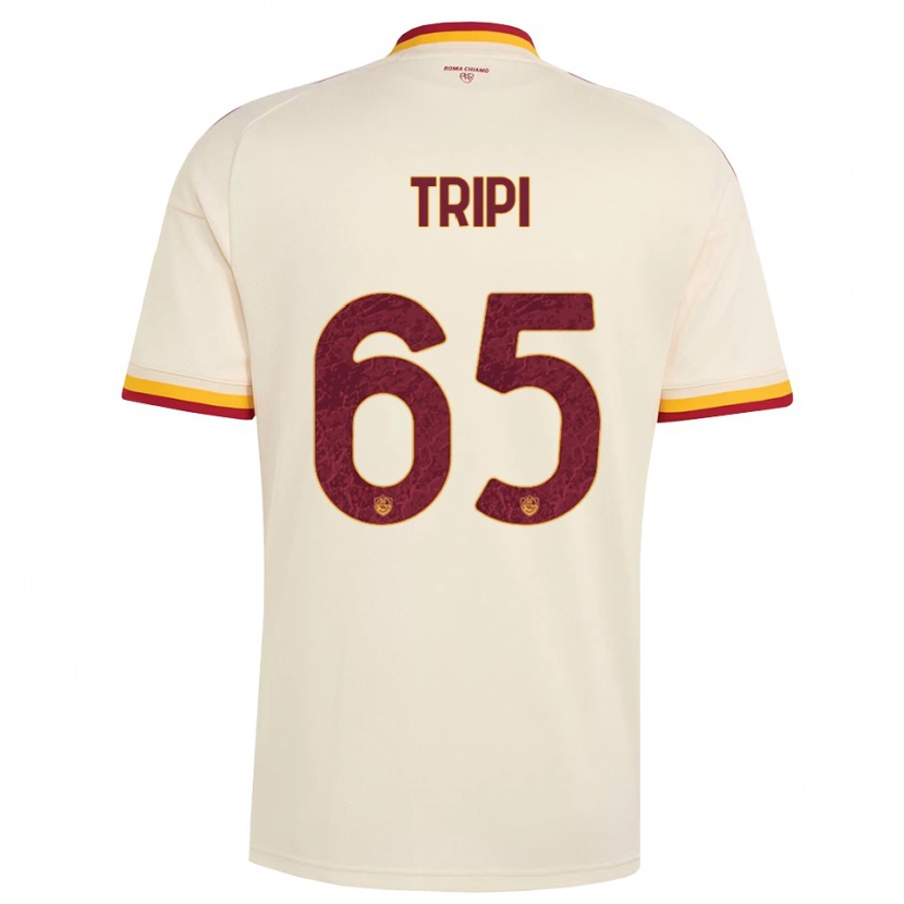 Danxen Heren Filippo Tripi #65 Champagne Rood Geel Uitshirt Uittenue 2026/27 T-Shirt België