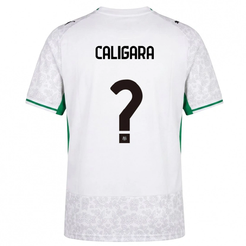 Danxen Heren Fabrizio Caligara #0 Wit Zwart Groen Uitshirt Uittenue 2026/27 T-Shirt België