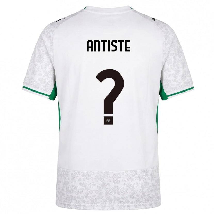 Danxen Heren Janis Antiste #0 Wit Zwart Groen Uitshirt Uittenue 2026/27 T-Shirt België