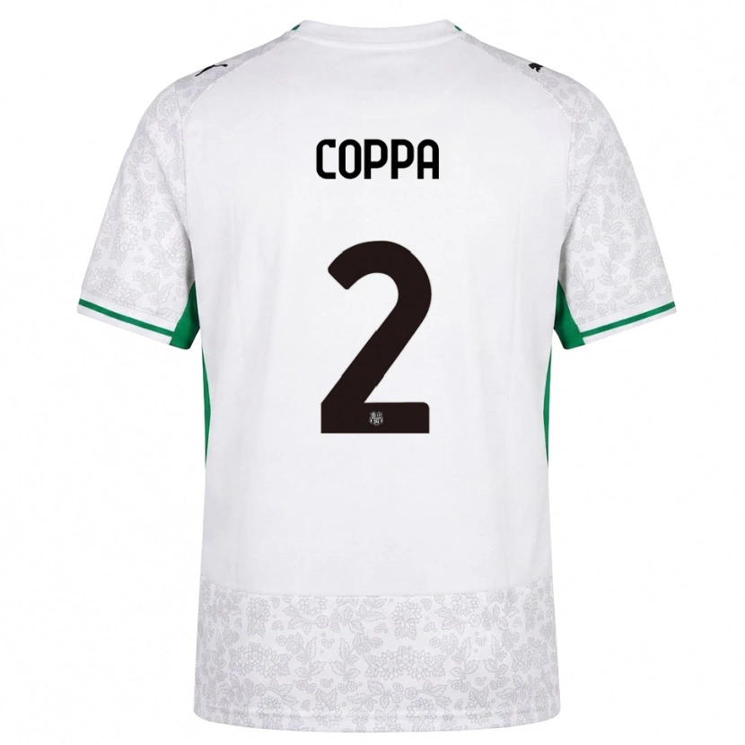 Danxen Heren Samuele Coppa #2 Wit Zwart Groen Uitshirt Uittenue 2026/27 T-Shirt België