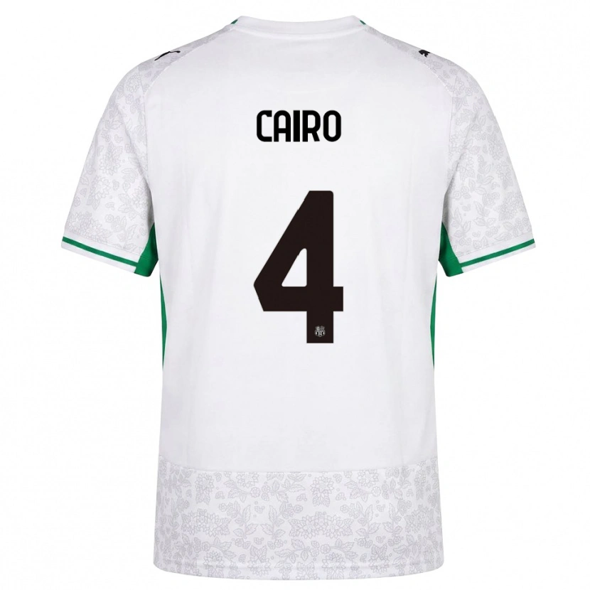 Danxen Heren Nicolas Cairo #4 Wit Zwart Groen Uitshirt Uittenue 2026/27 T-Shirt België