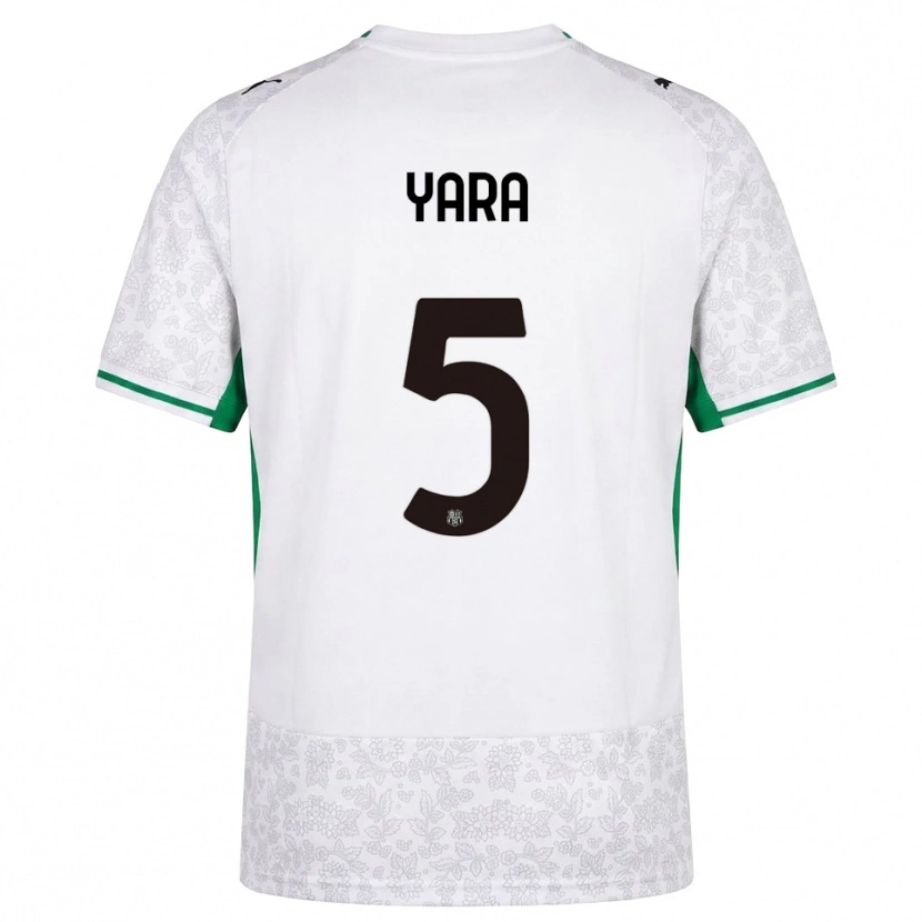 Danxen Heren Moussa Yara #5 Wit Zwart Groen Uitshirt Uittenue 2026/27 T-Shirt België