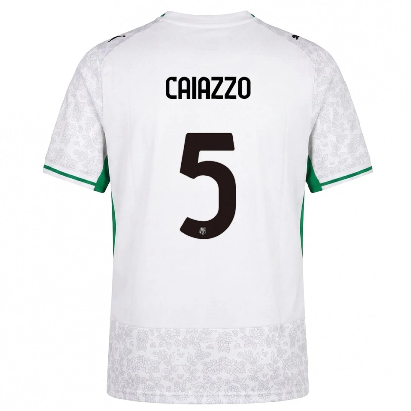 Danxen Heren Sara Caiazzo #5 Wit Zwart Groen Uitshirt Uittenue 2026/27 T-Shirt België
