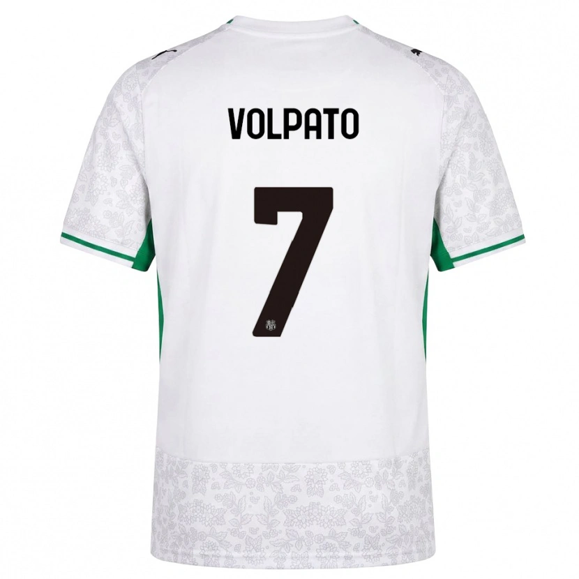 Danxen Heren Cristian Volpato #7 Wit Zwart Groen Uitshirt Uittenue 2026/27 T-Shirt België