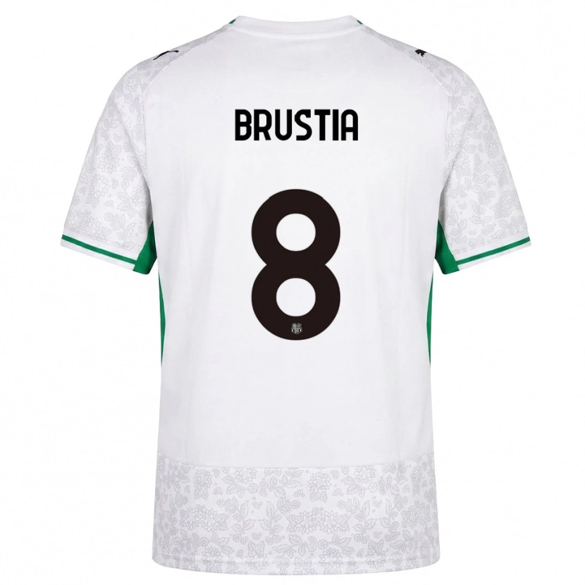 Danxen Heren Martina Brustia #8 Wit Zwart Groen Uitshirt Uittenue 2026/27 T-Shirt België