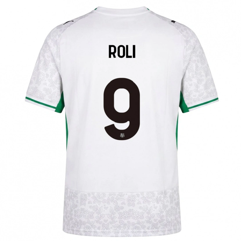 Danxen Heren Riccardo Roli #9 Wit Zwart Groen Uitshirt Uittenue 2026/27 T-Shirt België