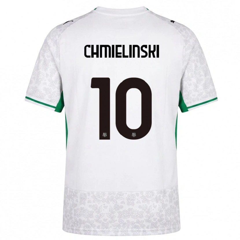 Danxen Heren Gina Maria Chmielinski #10 Wit Zwart Groen Uitshirt Uittenue 2026/27 T-Shirt België