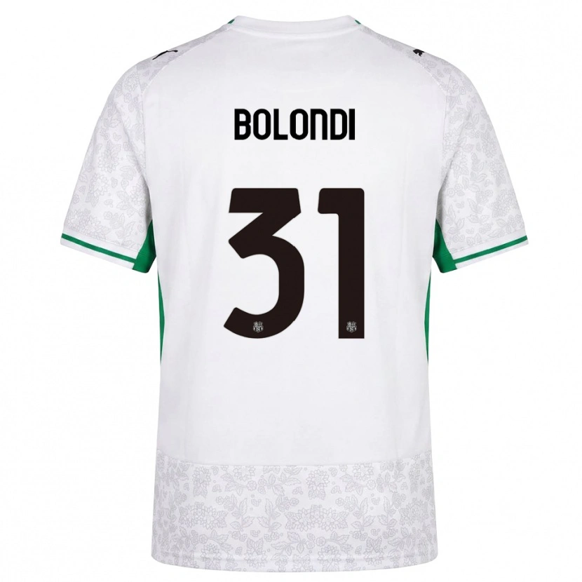 Danxen Heren Francesco Bolondi #31 Wit Zwart Groen Uitshirt Uittenue 2026/27 T-Shirt België