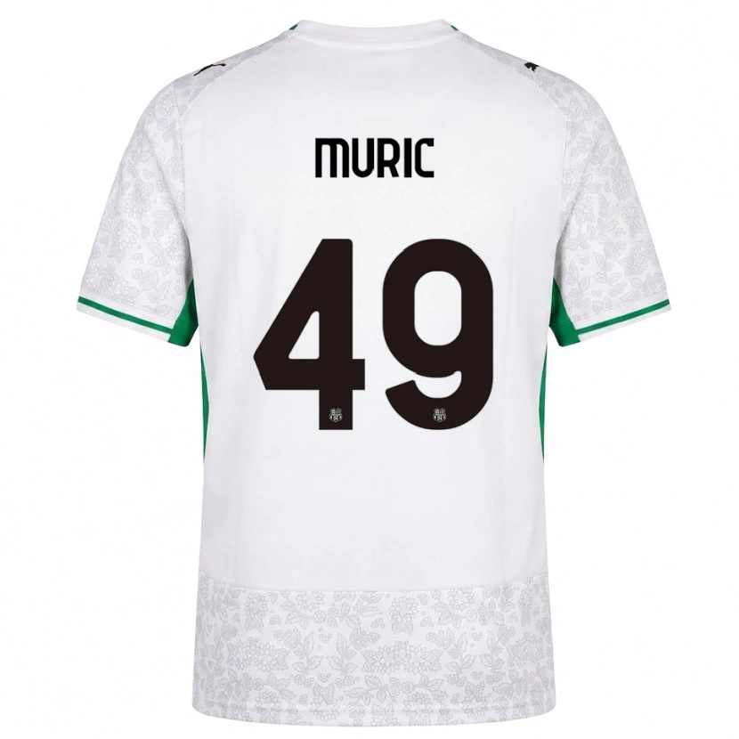 Danxen Heren Arijanet Murić #49 Wit Zwart Groen Uitshirt Uittenue 2026/27 T-Shirt België
