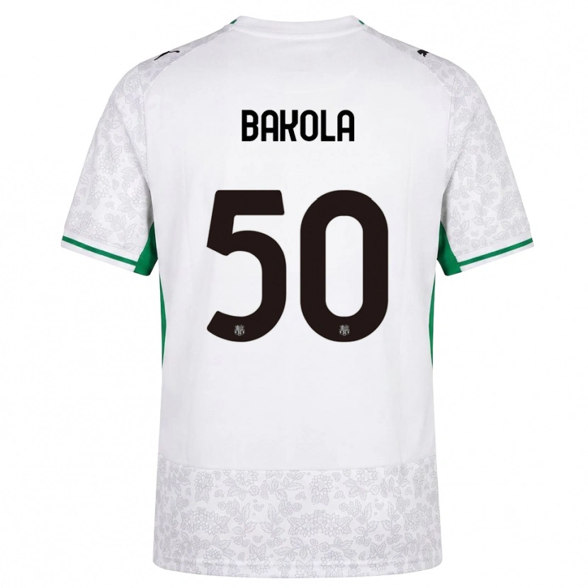 Danxen Heren Darryl Bakola #50 Wit Zwart Groen Uitshirt Uittenue 2026/27 T-Shirt België