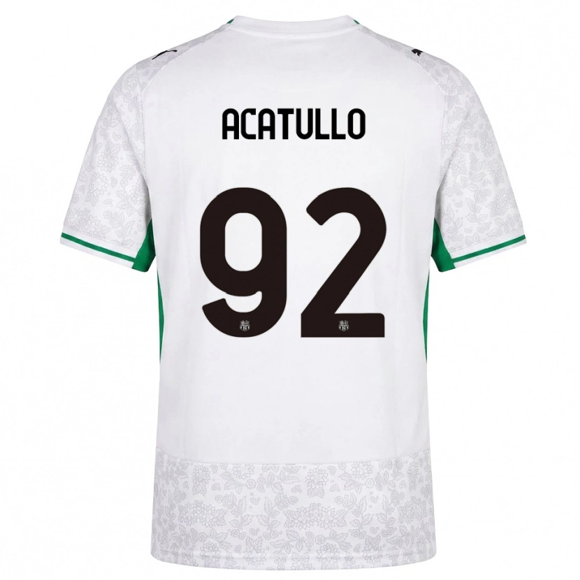 Danxen Heren Cristian Acatullo #92 Wit Zwart Groen Uitshirt Uittenue 2026/27 T-Shirt België