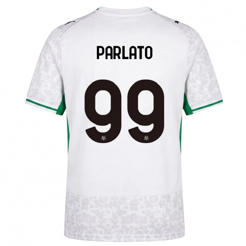 Danxen Heren Claudio Parlato #99 Wit Zwart Groen Uitshirt Uittenue 2026/27 T-Shirt België
