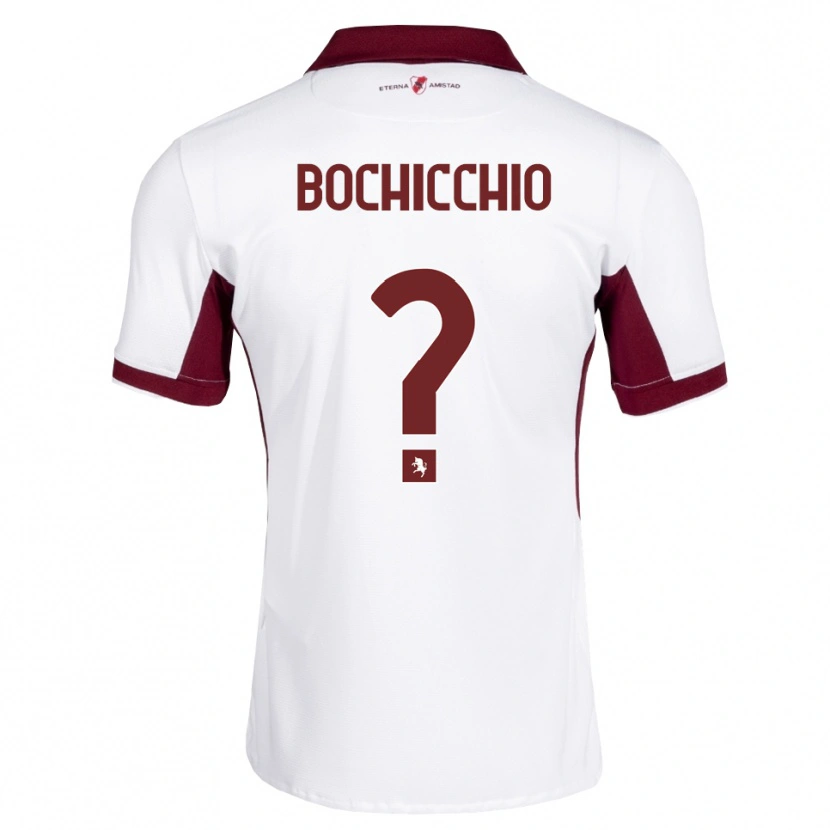 Danxen Heren Francesco Bochicchio #0 Bordeauxrood Wit Rood Uitshirt Uittenue 2026/27 T-Shirt België
