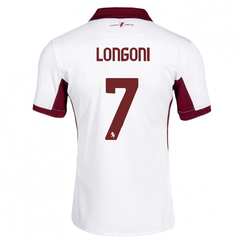 Danxen Heren Marco Longoni #7 Bordeauxrood Wit Rood Uitshirt Uittenue 2026/27 T-Shirt België