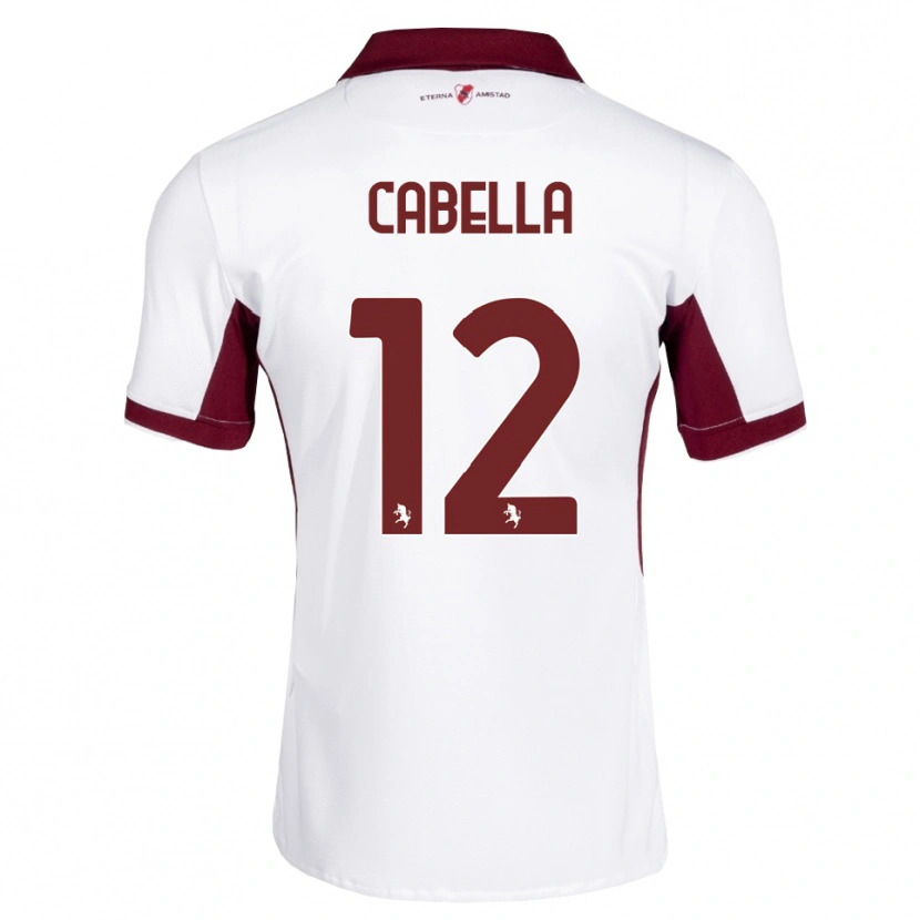 Danxen Heren Matteo Cabella #12 Bordeauxrood Wit Rood Uitshirt Uittenue 2026/27 T-Shirt België