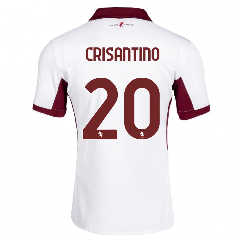 Danxen Heren Giulia Crisantino #20 Bordeauxrood Wit Rood Uitshirt Uittenue 2026/27 T-Shirt België