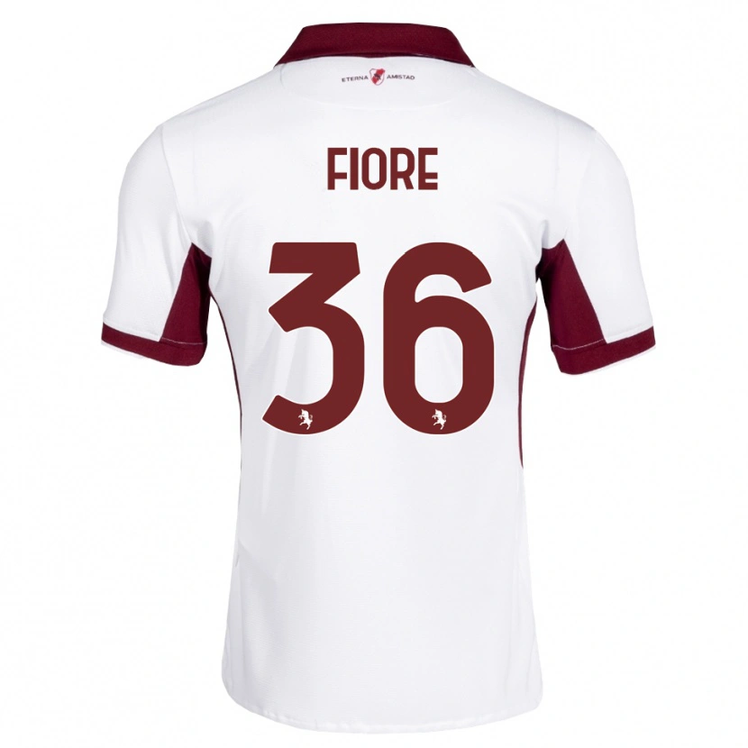 Danxen Heren Jean Fiore #36 Bordeauxrood Wit Rood Uitshirt Uittenue 2026/27 T-Shirt België