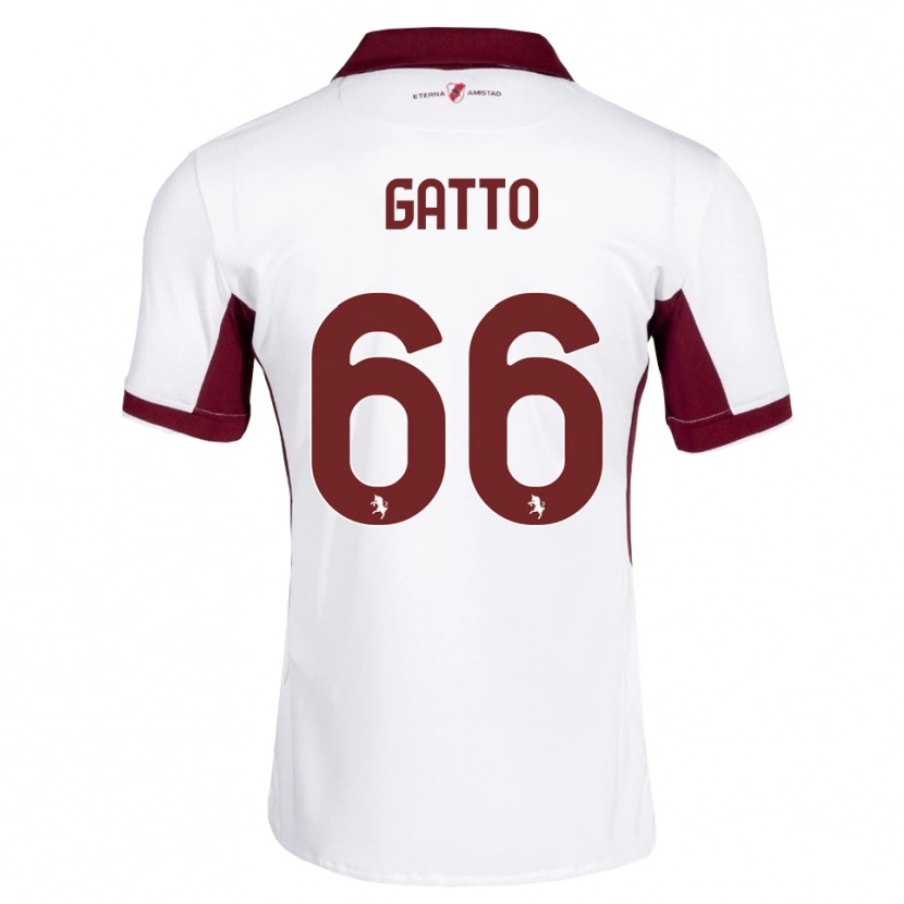 Danxen Heren Tommaso Gatto #66 Bordeauxrood Wit Rood Uitshirt Uittenue 2026/27 T-Shirt België