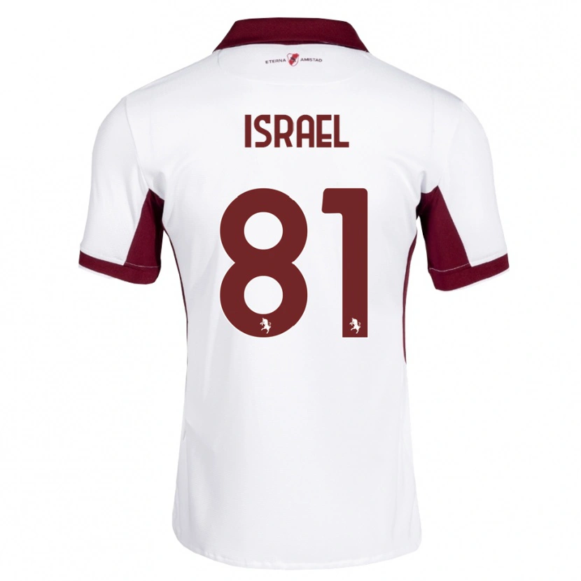 Danxen Heren Franco Israel #81 Bordeauxrood Wit Rood Uitshirt Uittenue 2026/27 T-Shirt België