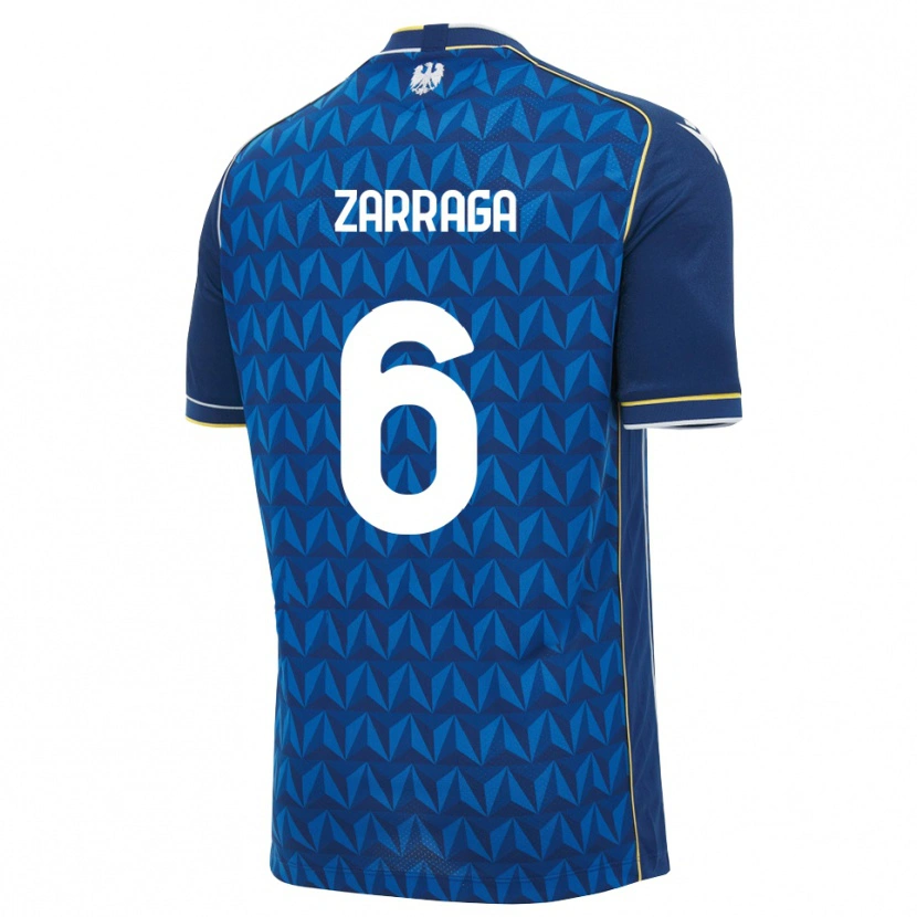 Danxen Heren Oier Zarraga #6 Koninklijk Blauw Wit Blauw Uitshirt Uittenue 2026/27 T-Shirt België
